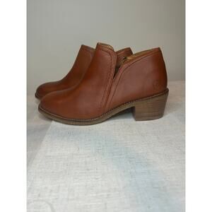 Xena women’s gravity safety shoe cognac size 8